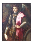 16th-Century-Portrait-Ugolino-Martelli-As-Saint-Michael-Florentine-Italian-School-Old-Master