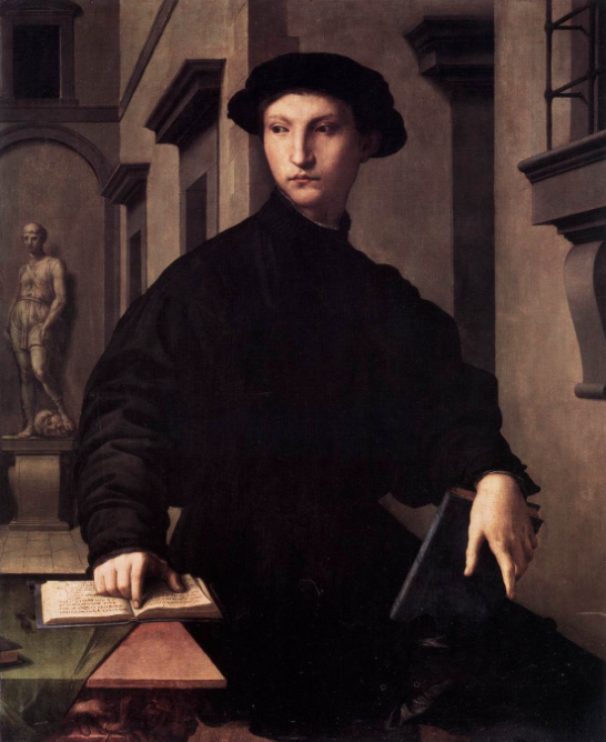 Portrait of Ugolino Martelli by Bronzino