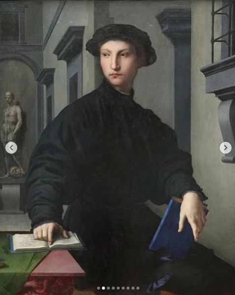 Portrait of Ugolino Martelli by Bronzino