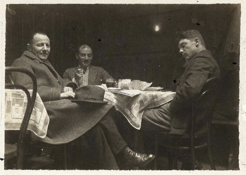Photograph of Hans Hofmann, Ernest Thurn and Vaclav Vytlacil